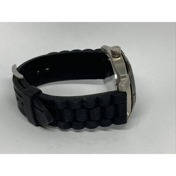 Fossil PR5409 Men's Black Silicone Analog Black Dial Quartz Genuine Watch JK2 - Picture 12 of 12